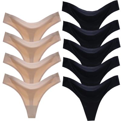 BUZZxSELECTION Bezszwowy Zestaw do TVS09S04 Bielizna z tyłem w kształcie litery T, Stylowy, 9-częściowy damski, (do. Zestaw 9-częściowy)