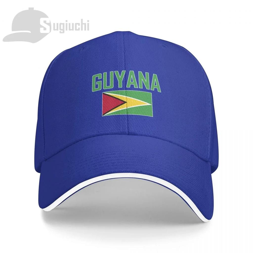 GUYANA Flag With Letter Baseball Cap Unisex Women Summer Unisex Hip Hop Caps Cotton Snapback Golf Hat Fishing Caps