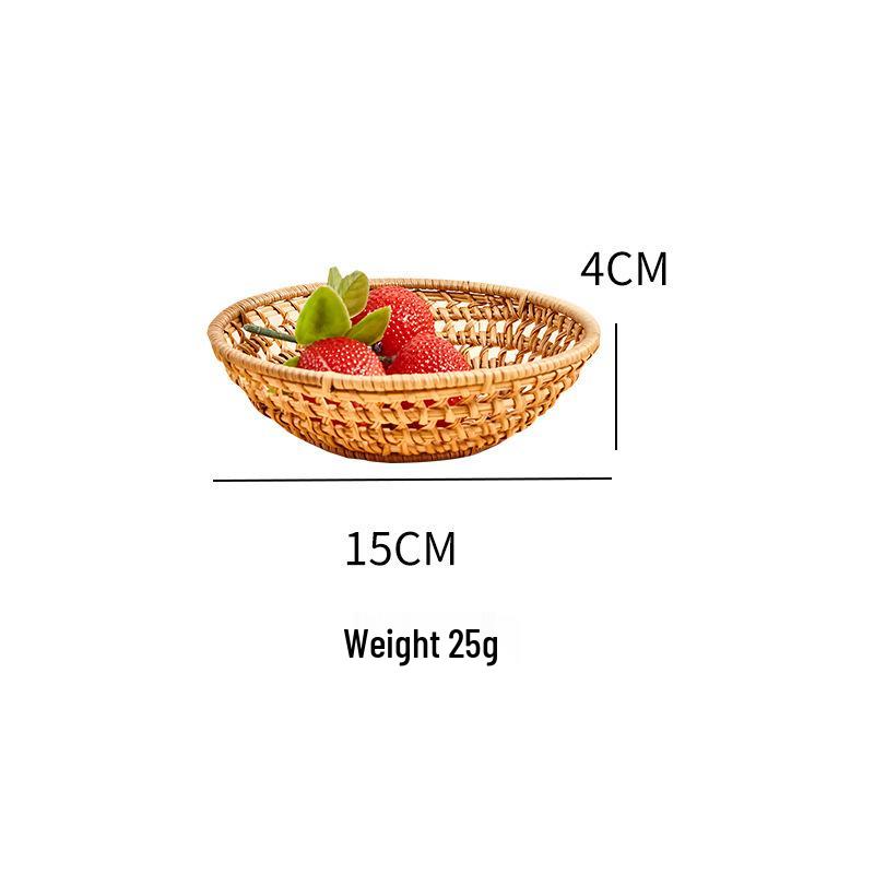 Vietnam Autumn Woven Storage Basket: Tea Strainer, Fruit Tray, Snack Basket for Dried Fruit.