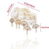 Handmade Fan-shaped Pendant Hair Clip Anti-Slip Hair Accessories Retro Hair Claw  for Women