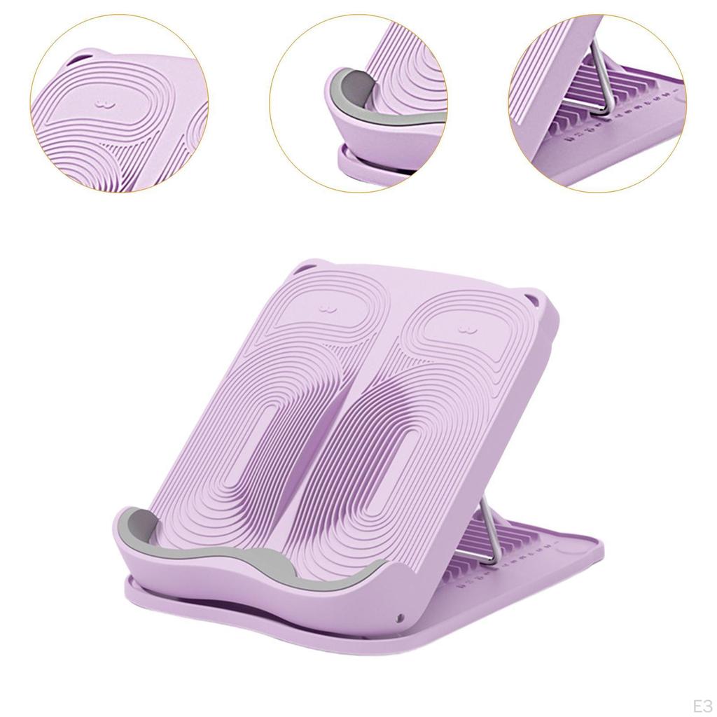 Waden-Dehnbrett 12 Stufen Verstellbar Bein Knöchel Übung Tragbar Fitness für