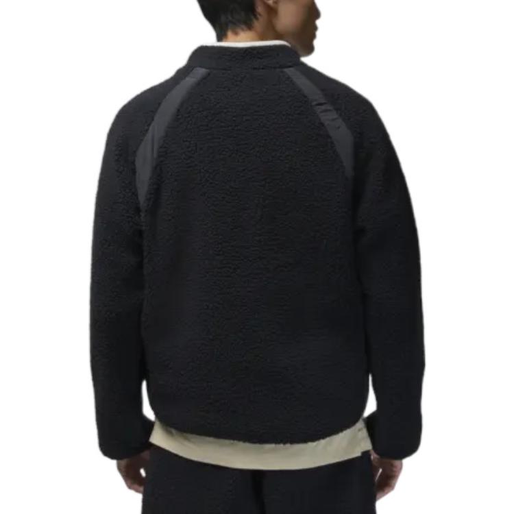 Jordan ESSENTIALS Jackets Men's Black Stand Collar Thickened Other DV1584-010