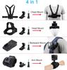 Chest Strap Mount Belt for Gopro Hero 12 11 9 8 7 6 5+ 4 Xiaomi Yi 4K Action Camera Chest Harness for Insta360 Sport Accessories