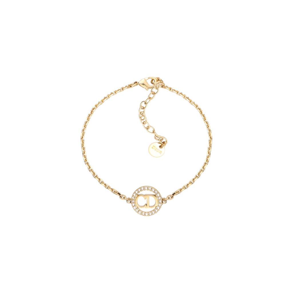 Dior Clair D Lune Metal Bracelet Women jewelry Gold B1627CDLCY-D03S