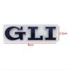 3D Metal GIL Letter Badge Sticker Rear Trunk Emblem Decal High-Quality Automotive Exterior Accessories