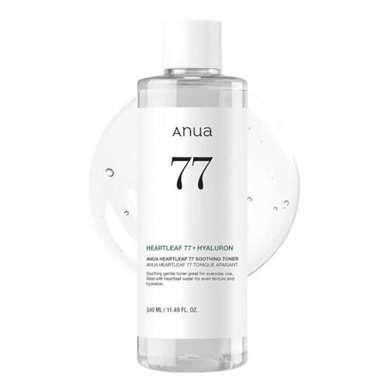 ANUA Heartleaf 77 Soothing Toner 340ml Facial Lotion Exfoliating Large Capacity Hydration Moisture Sensitive Skin Oily Skincare.