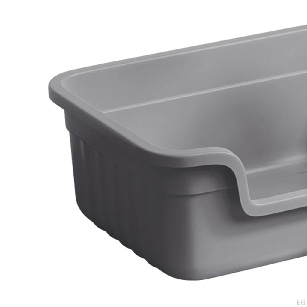 Cat Litter Box, Toilet Sand U Shape Lowered Front Bedpan, Easy To Clean for Small and Large