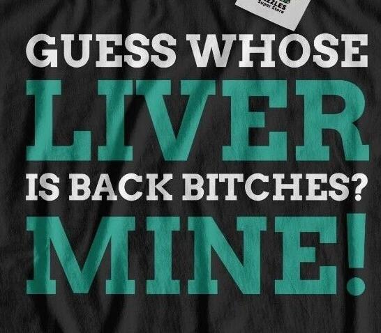 Unisex Funny Liver Surgery T-Shirt Cirrhosis, Hepatectomy Gifts Cancer Failure 2XL