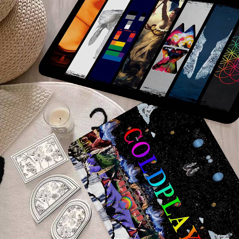 Classic Pop Rock Band C-Coldplay Kitchen Mat Cheaper Anti-slip Modern Living Room Balcony Printed Modern Home Decor