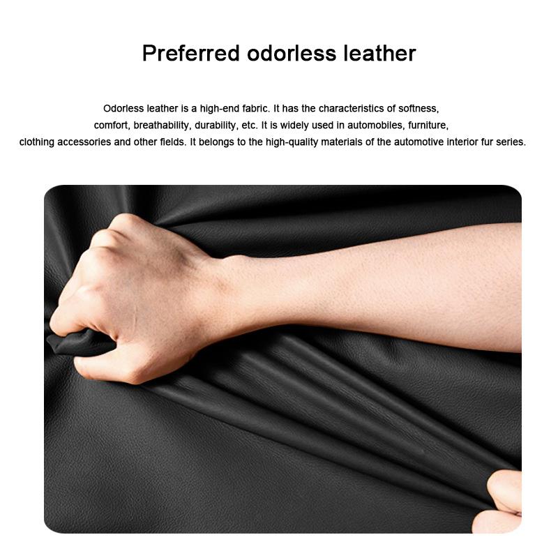 For Zeekr 001 2021-2025 Leather Storage Box Behind The Central Dash, Instrument Navigation Screen Storage Car Interior Accessory