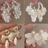 Silver Needle High-end Flower Tassel Pearl Stud Earrings French New Fashion Versatile Earrings Light Luxury High-end Earrings