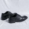 Men Dress Shoes Luxury Patent Leather Oxfords British Style Business Casual Leather Shoes Laced Derby Shoe Wedding Shoes for Men