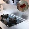 Self-Adhesive Kitchen Oil Proof Sticker Heat Resistant Wallpaper Waterproof Aluminum Foil for Countertop Drawer Cabinet Rack