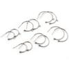 10pcs 12 15 20 25mm 316 Stainless Steel Earring Hooks Hoops Circle Ball Stud Earrings Ear Wires Connector DIY Jewelry Findings