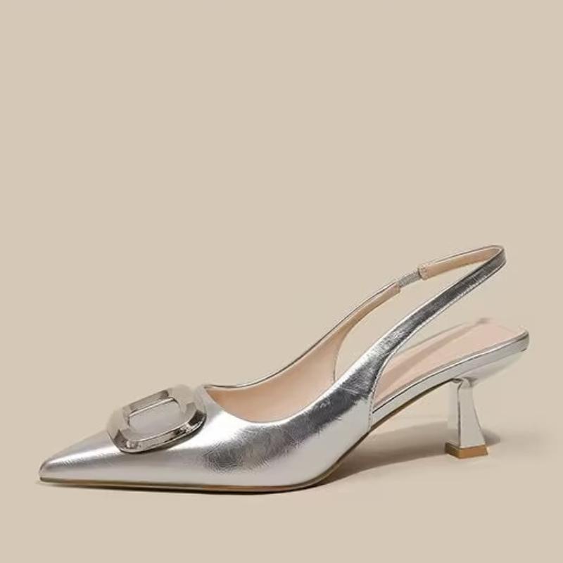 Fashion 2025 new  Women's Autumn New Style Single Shoe European Pointed Toe Fine Track  High Heel Shoe Suitable For Commuting