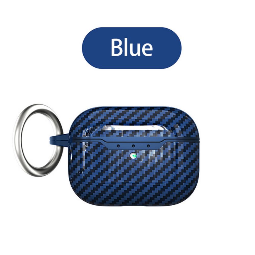 

Shockproof Carbon Texture Wireless Earphone Accessories Magsafe Cover Case Fit For AirPods 1 2 3 4 Pro 2 All Around Protection For Airpods 2