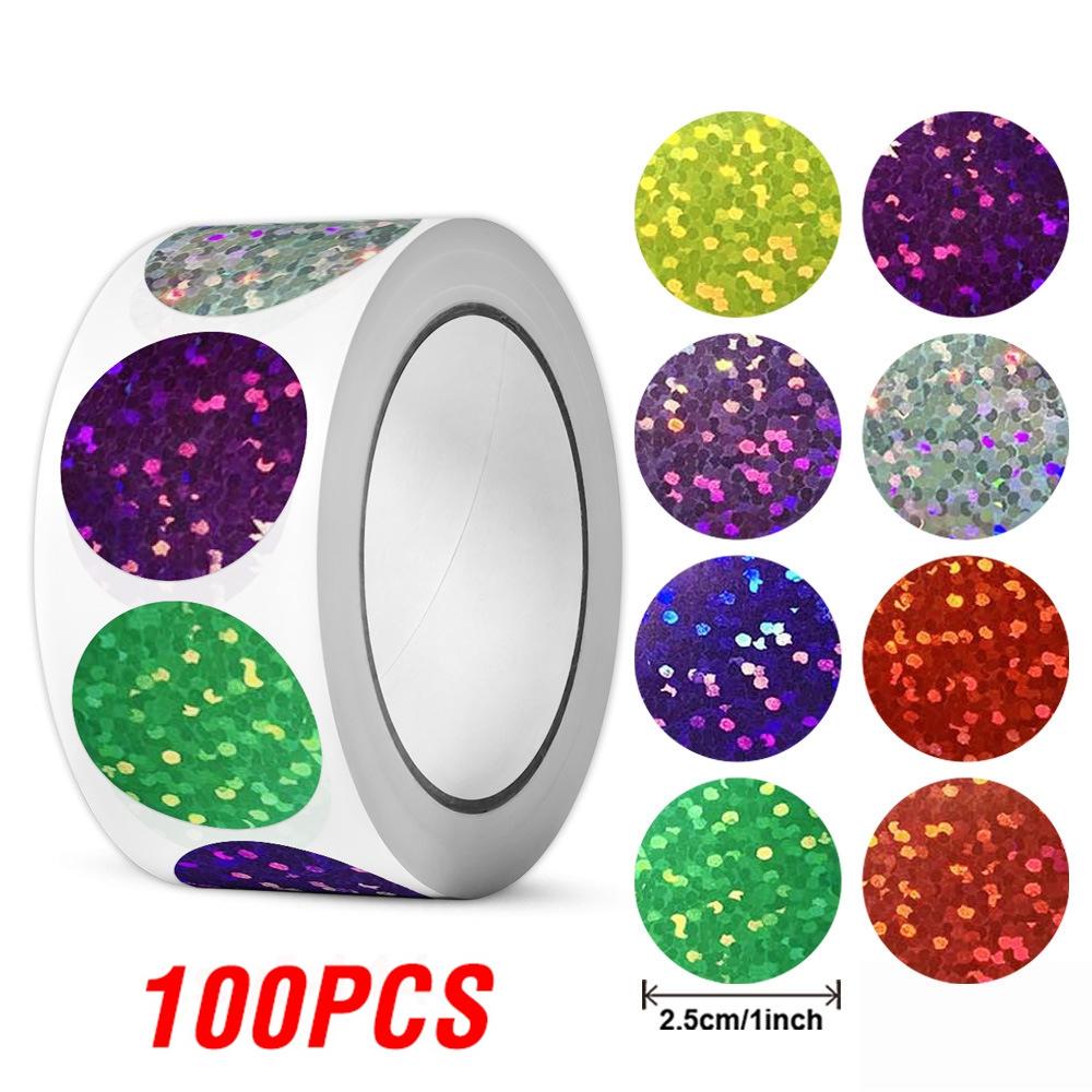 100-500pcs Color Star Sticker Birthday Wedding Gift Party Decor Seal Sticker Envelope Invitation Sticker Baking Label