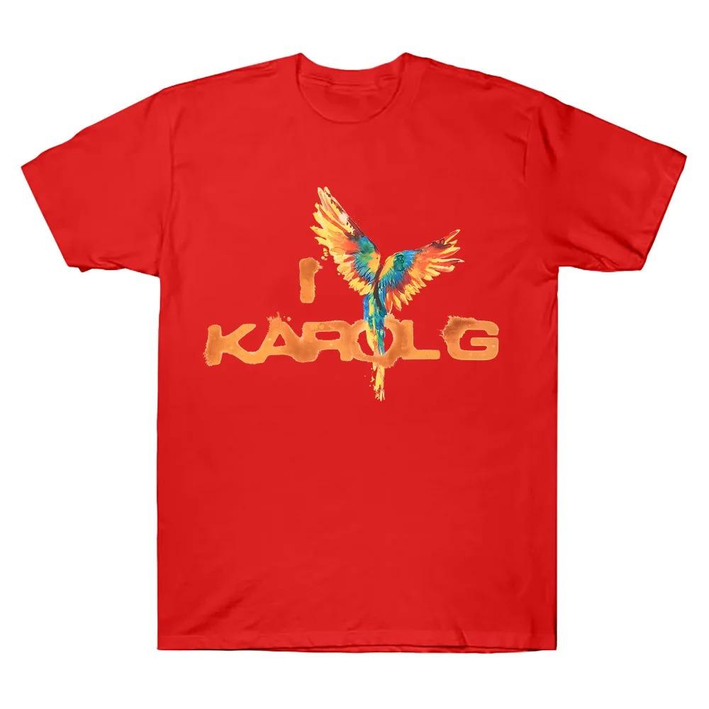 

Women Unisex Summer I Love Karol G Tee Karol G Fashion Casual Print T Shirt Short Sleeve O Neck Top High Quality Cotton Streetwear 4XL