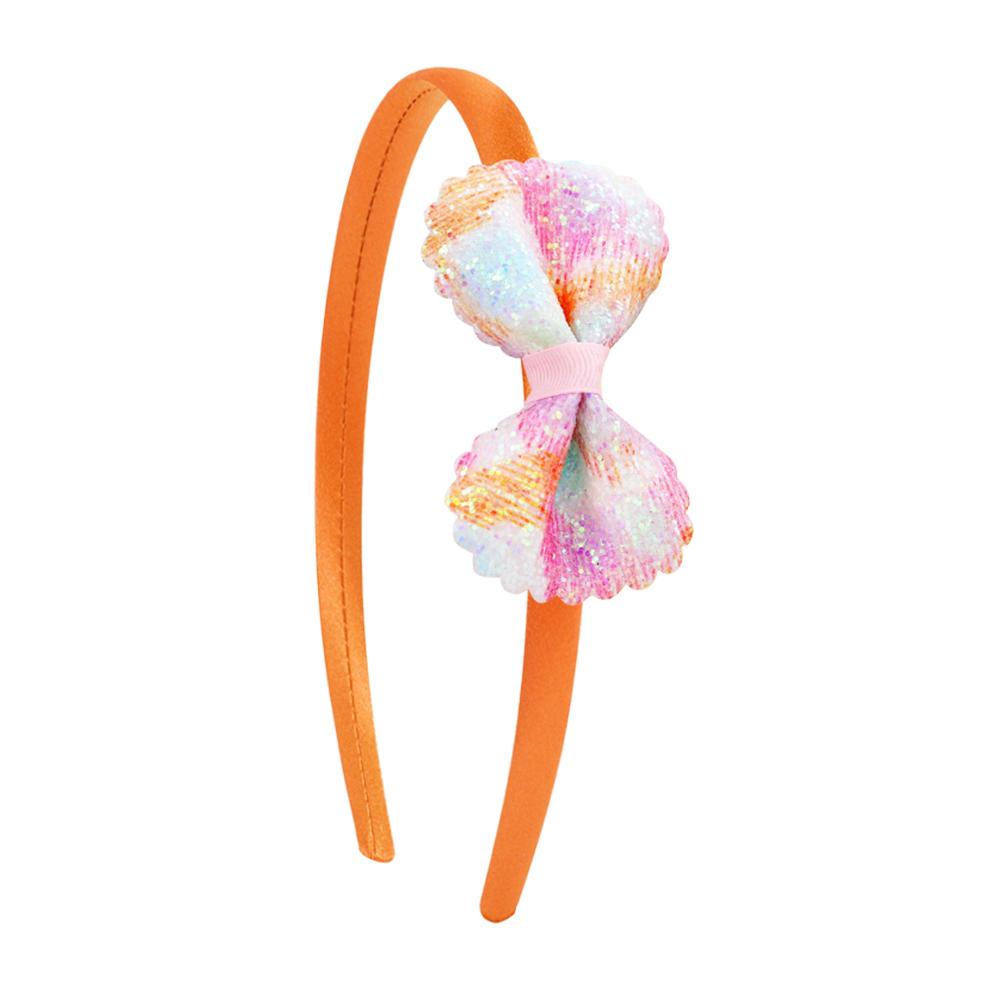 Schleifen Stirnbänder für Babymädchen Glitzernde glänzende Schleifen Stirnbänder für Kinder Funkelnde Accessoires für Kleinkinder