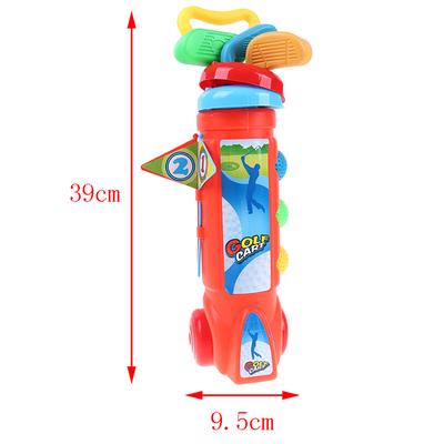 1 Set Outdoor Children Golf Club Toys Plastic Mini Golf Sports Educational Toy