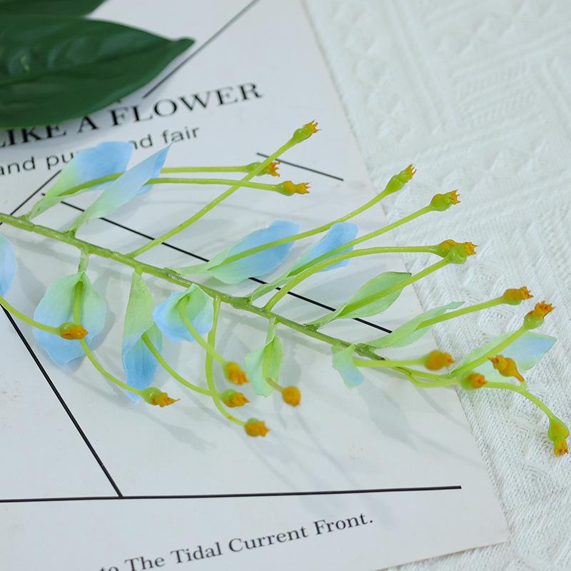 Simulated Plant Single Branch Crab Claw Orchid Overseas Wholesale New Chinese Home Model Room Decoration Simulated Flower