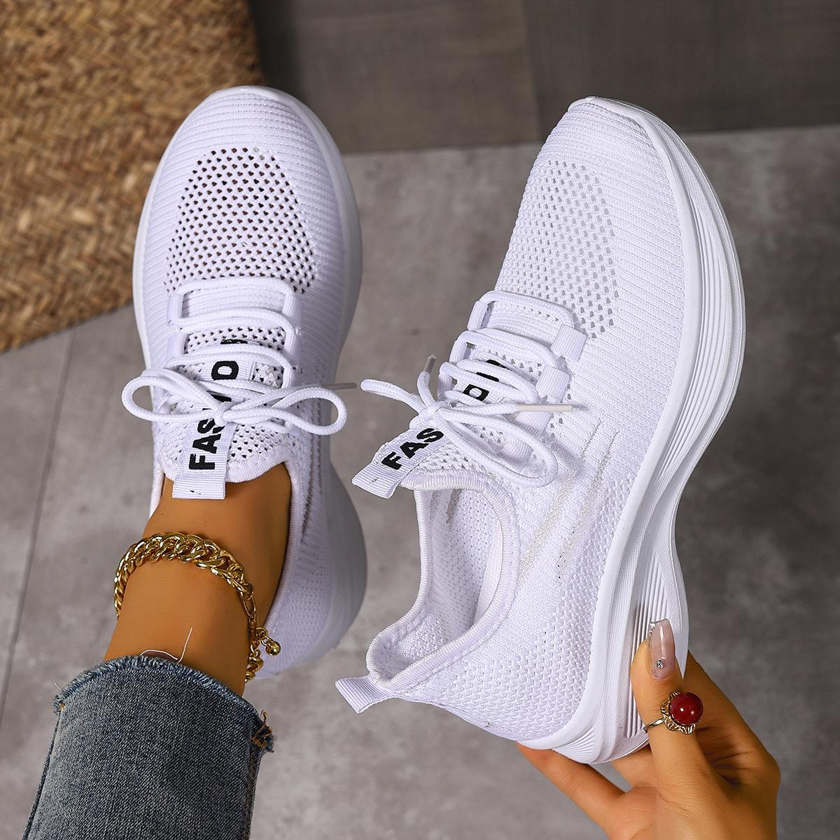 

Shoes are not tired in summer, women s foreign trade women s versatile sports, new women s single shoes with soft soles, breathable and comfortable w 35 белый