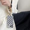 Korean Style Black Polka Dot iPhone 17/16 Pro Max/15/14 Case - Elegant and Simple