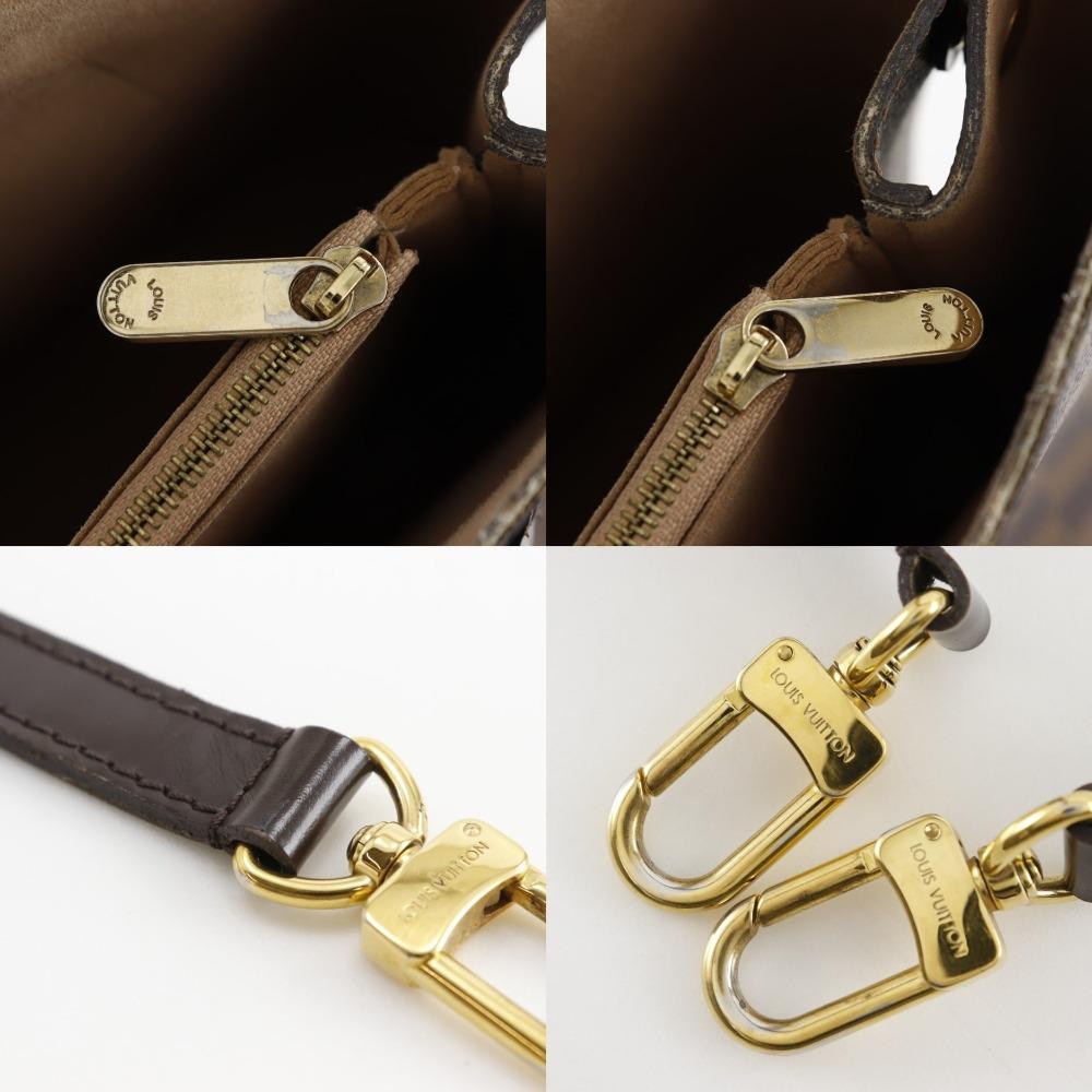 Louis Vuitton Kensington Handtasche N41435 2WEGE Schulter Braun Damier Canvas Damen Gebraucht