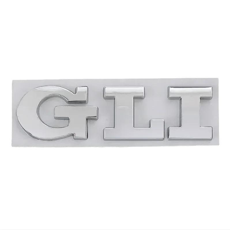BRY1 Dla VOLKSWAGEN VW GTI 3D Metalowe Litery Logo GLI Tylna Klapa Bagażnika Odznaka Naklejka Dla Volkswagen VW Jetta MK2 MK4 MK5 MK6 MK7 im2