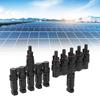 2Pcs Branch Connector 5 To 1 Photovoltaic Cable Connecting Pipe for Solar Energy Panel