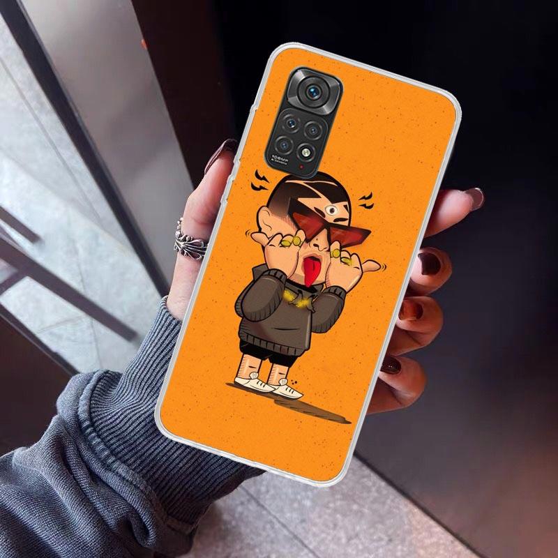 Bad Bunny Herz Handyhülle Für Xiaomi Redmi Note 15 14 14S 13 12S 12 Pro Plus 11S 11 10S 10 4G Hülle 11E 11T 5G Druck Fundas Rot
