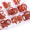 Metric Silicone Rubber High Pressure Assortment Kit O-Ring Sealing Gaskets O-Ring Washer Oring
