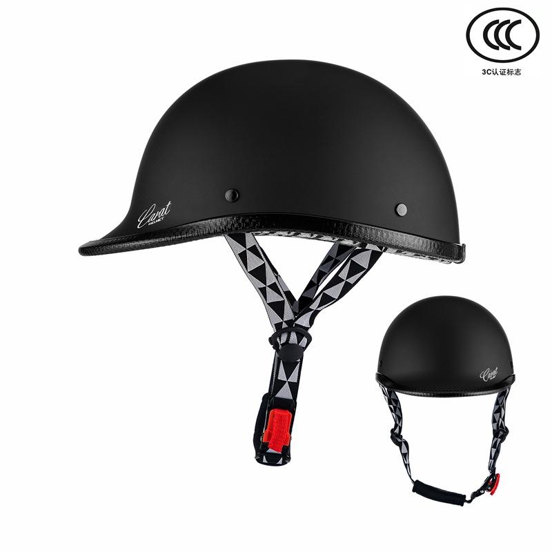 Harley Motorcycle Electric Car Helmet Japanese Light Men And Women Riding Half Helmet Gourd Helmet Vintage Motorcycle Helmet