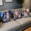 Game Cute Honkai Star Rail Cipher Cushion Cover Comfortable Soft Pillow Case for Sofa Living Room Home  Decor Protective Covers