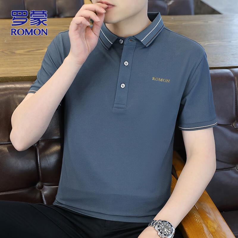 ROMON Men s Short Sleeve Polo T-Shirt XL