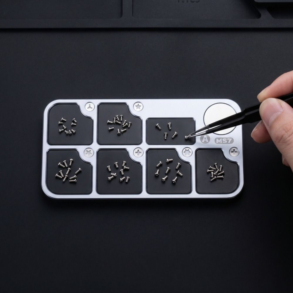 Rubber Mat Magnetic Screw Storage Tray Strong Magnet Module MS7 Screw Tray  Storage Tools