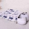 1pc Cute Cartoon Cotton Drawstring Shopping Bag Eco Reusable Folding Grocery Cloth Underwear Case Travel Home Storage Bag New