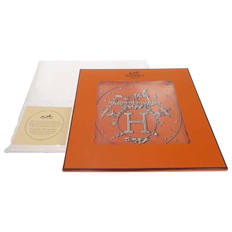 HERMES   scarf Orange silk Women