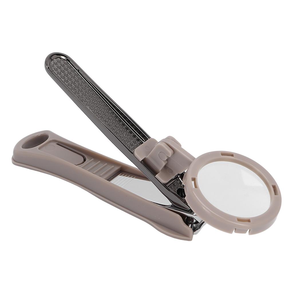 Nail Clipper Heavy Duty Portable Nail Cutter with Removable Magnifying Glass for Seniors