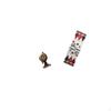 Figurine Statue Table Clock Ornament for Office Shelf Bedroom Cabinet with Christmas Runner