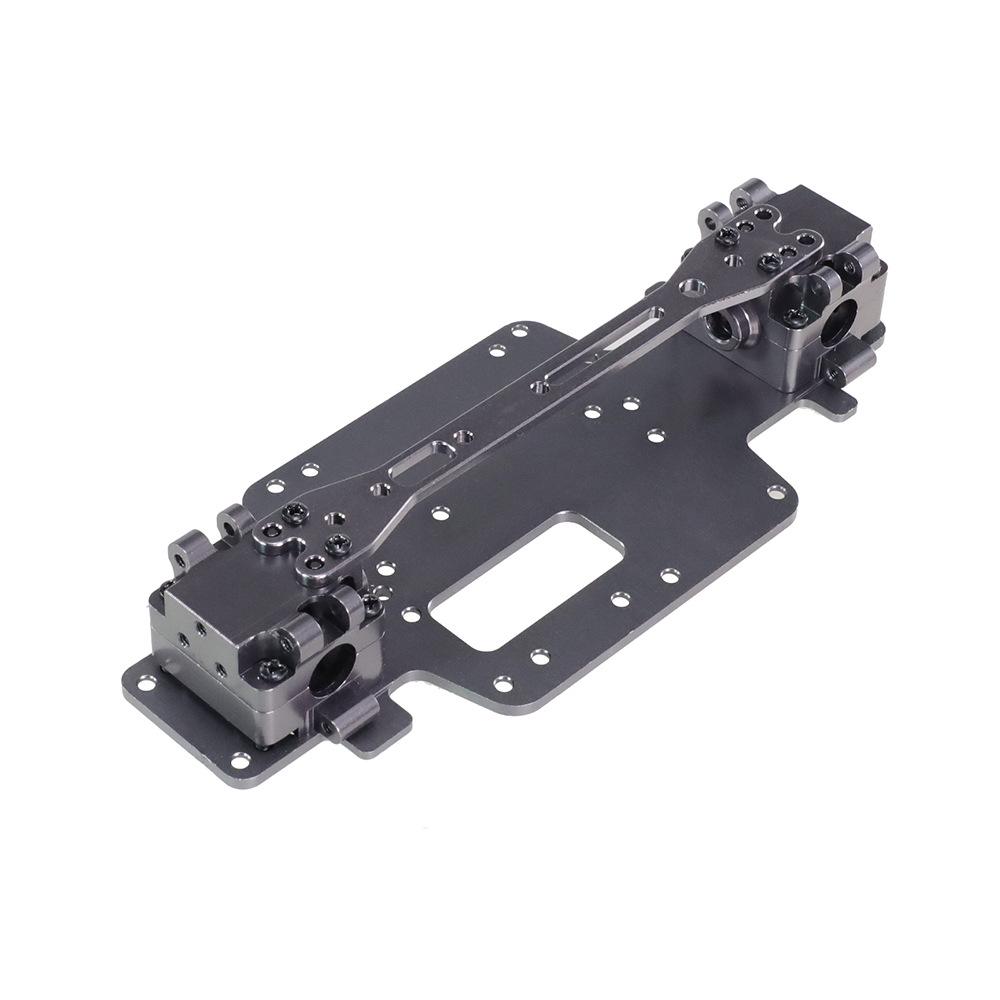 Wltoys 1/28 RC Car Metal Upgrade Gearbox Chassis (Models: 284131, k979, k989, k999)