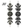 Artistic Wood Moon Phase Decor Boho Wall Decoration, Phases Art, Minimalist Star Wooden Art Gothic Witchy Door Pediment Pediments Hanging Sign