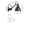 Modern Nordic Minimalist Swing Arm Wall Lamp