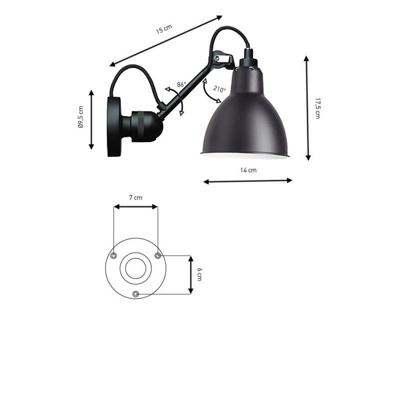 Modern Nordic Minimalist Swing Arm Wall Lamp