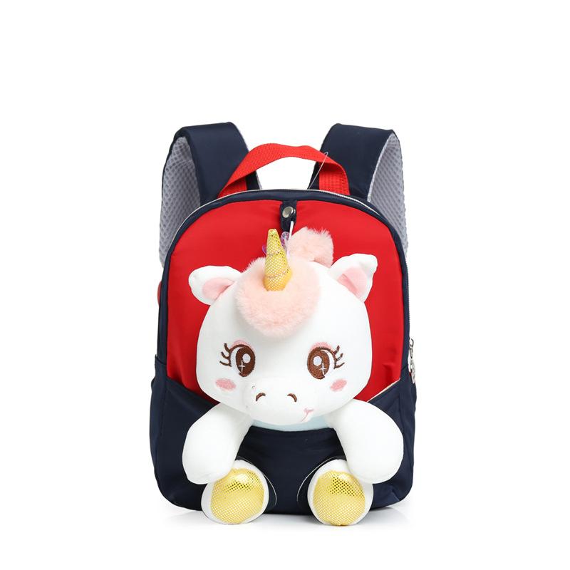 Kids Toddler 3D Cute Backpack Stuffed Unicorn Toys Girls Schoolbag Backpacks Kindergarten Preschool Plush Animal Baby Bag