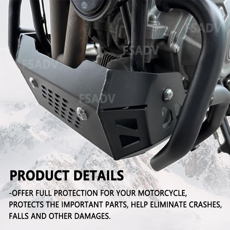 Fit For CFMOTO 450MT MT450 2024 2025 Motorcycle Engine Cover Skid Plate Bash Frame Belly Pan Sump Guard Protector Accessories