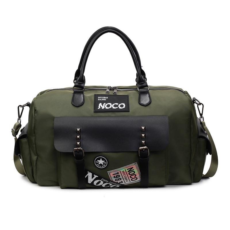 

Сумка для хранения багажа Rivet Travel, большая вместимость, водонепроницаемая, через плечо, для активного отдыха, спорта, фитнеса зелёный