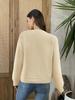 Autumn & Winter V-Neck Hollow Out Cardigan - Versatile Knitwear for Women