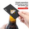 Abridor de Garrafa Formato Carta de Baralho Ás de Espadas Estilo Cartão de Crédito Aço Inoxidável Abridor de Cerveja Doméstico