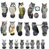 Garden Owl Bird Repellent Ornament - Realistic Head-Turning Design for Outdoor Decoration